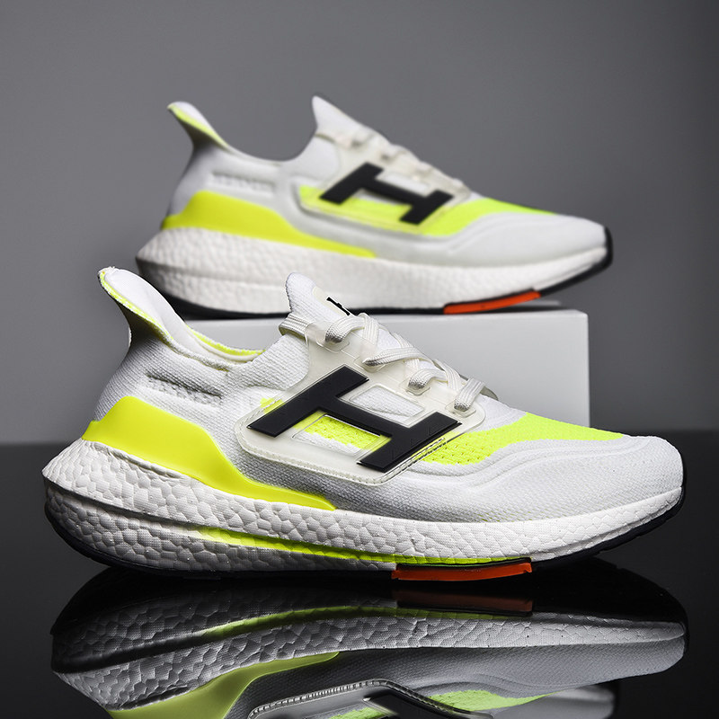 新款ub21爆米花男鞋春夏季透气专业跑步女超轻便跑步鞋