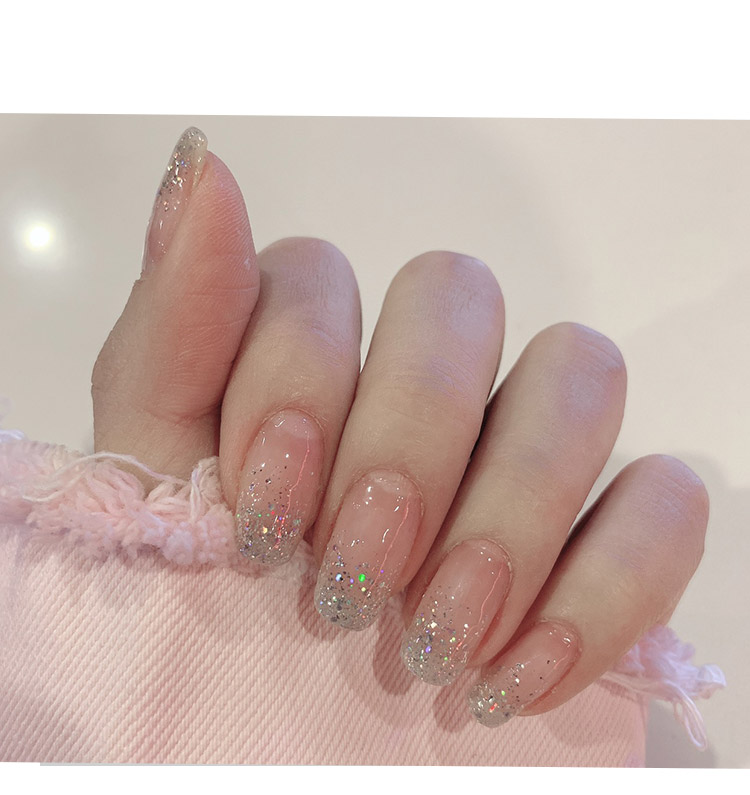 2019夏季美甲新款超爆七彩闪钻亮片指甲油珠光甲油胶