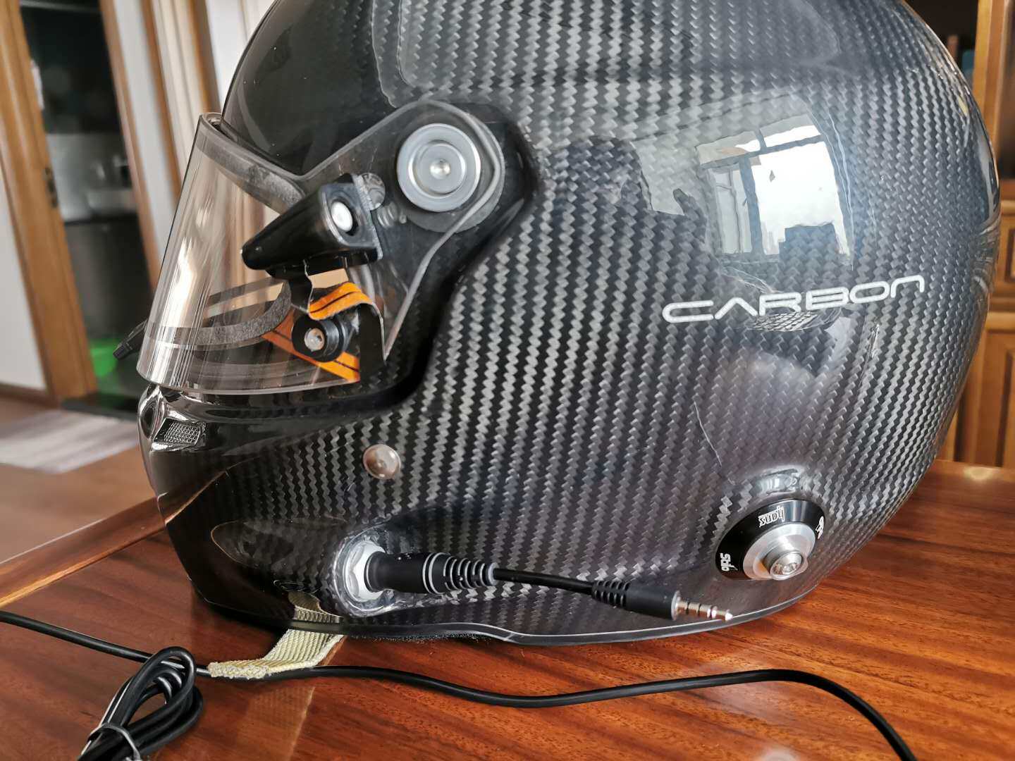 stilo赛车头盔耳麦组转接线通用无线电通话转接头视频线