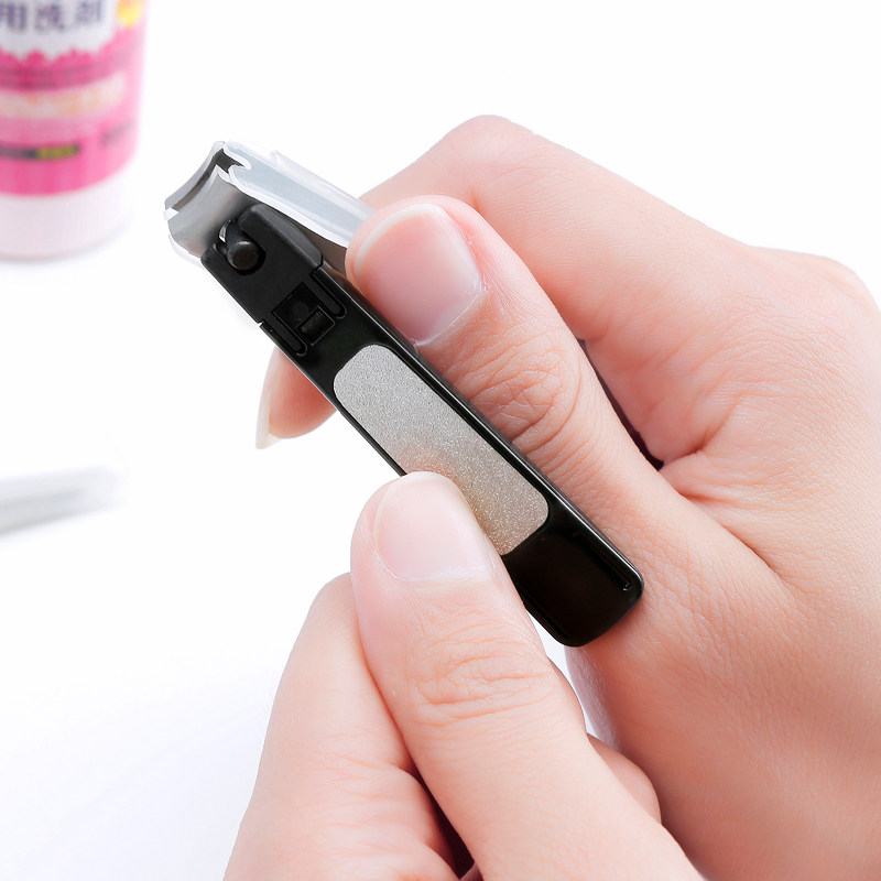 日本原装进口kai贝印指甲刀磨甲锋利防崩随身折叠指甲钳