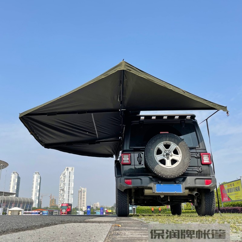 五角扇形布围户外车边防蚊纱网遮阳防雨棚天幕后尾布房旁侧边帐篷