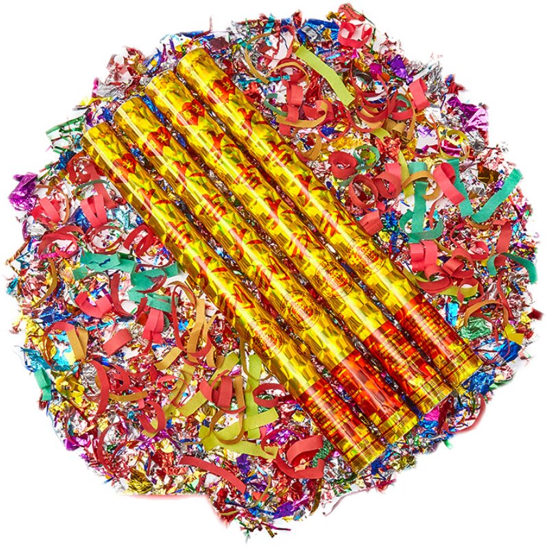 婚庆用品按钮礼花筒婚礼彩炮80cm 结婚清明礼炮开业庆典开工大吉