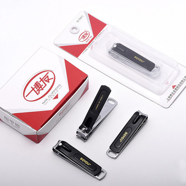 上海博友7009h2中号指甲钳66mm修甲指甲刀修甲剪刀