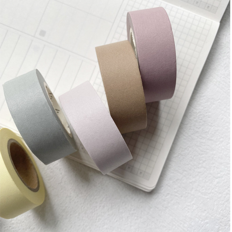 胶带进口口美粘性纸不伤纸风景四边留白胶带
