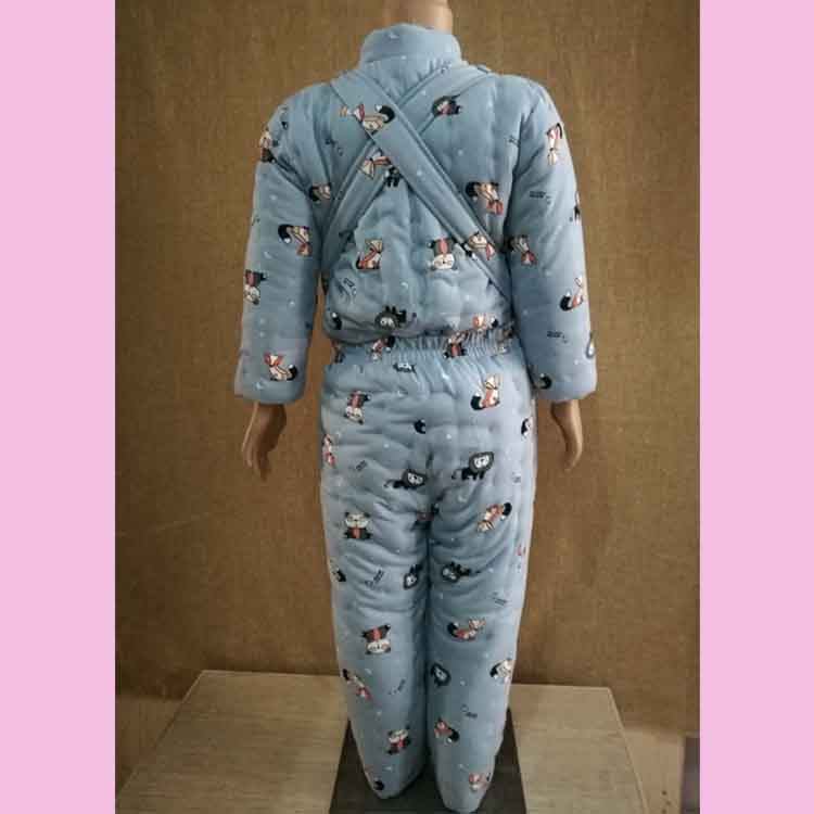 棉裤宝宝手工棉花棉袄背带儿童可脱簸箕男女棉袄