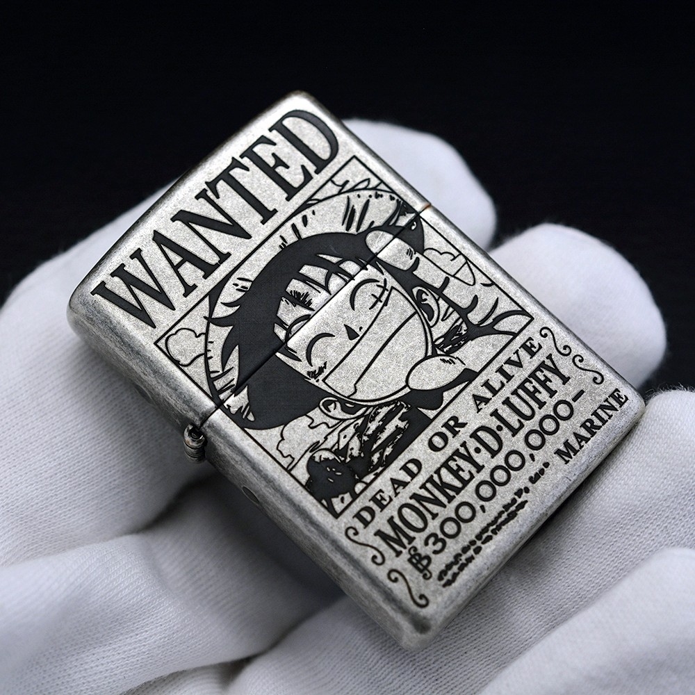 打火机zippo正版芝宝海贼王路飞限量潮牌卡通动漫zippo