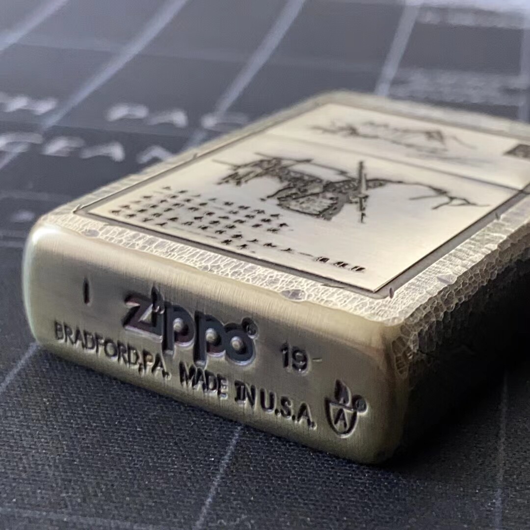 打火机zippo正版芝宝大圣孙悟空纯铜盔甲zippo