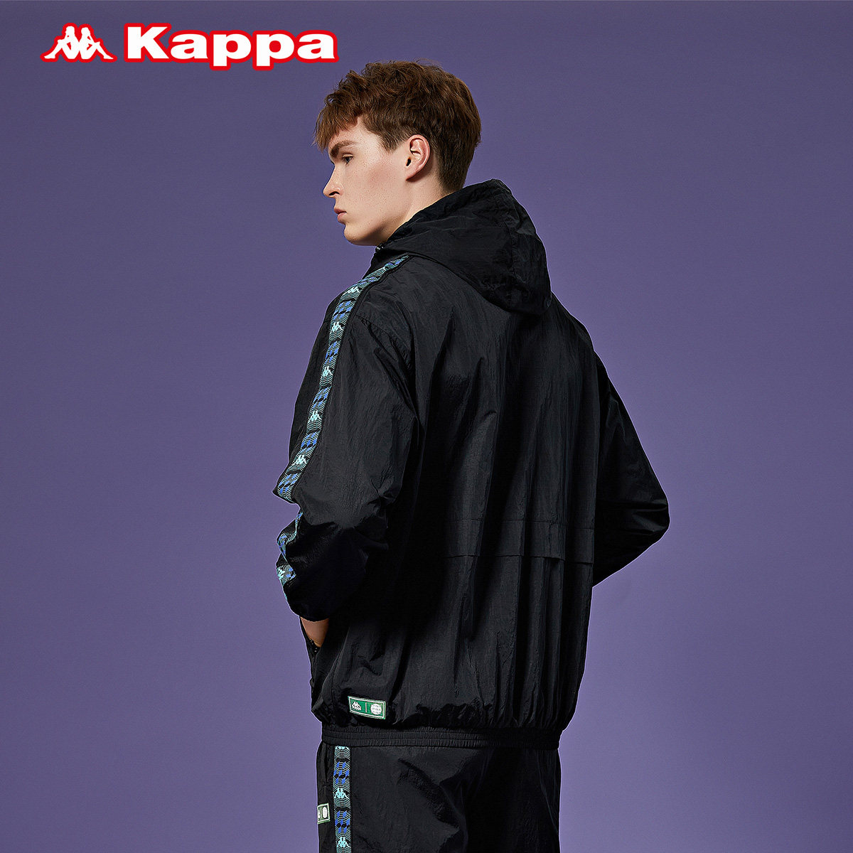 kappa卡帕电音联名串标梭织外套2020运动风衣