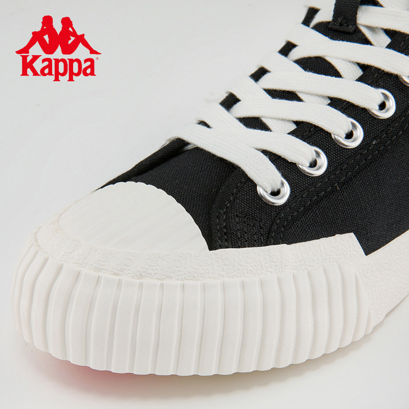 kappa卡帕串标帆布鞋情侣男女女高休闲板鞋运动帆布鞋