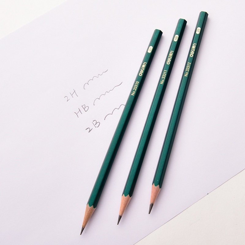 铅笔海中华牌绘图hb2h2b型号6h书写考试素描铅笔