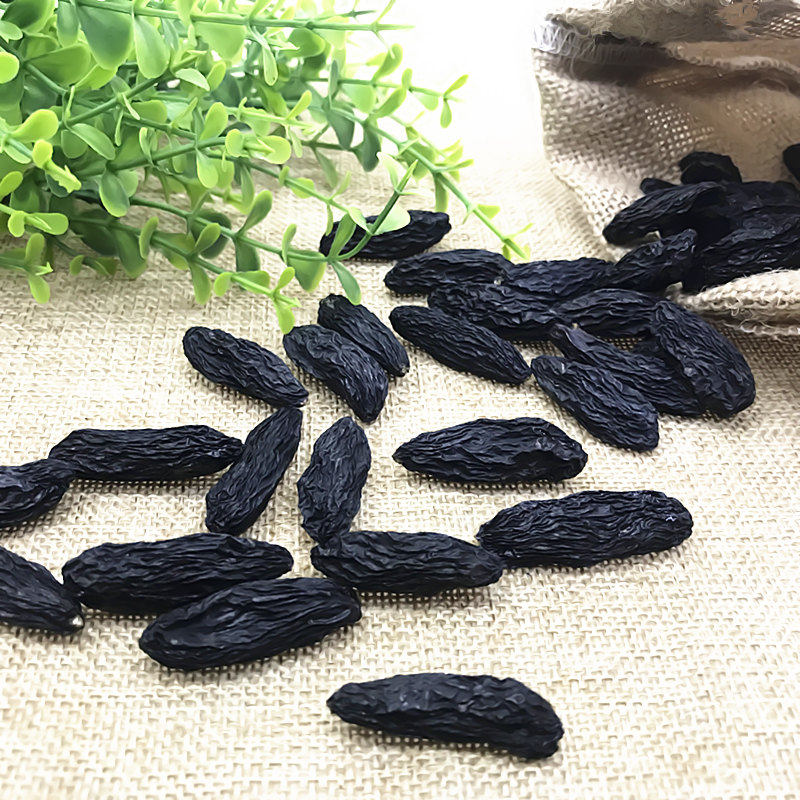 新疆特产超大特级黑美人葡萄干500g细长黑加仑绿香葡萄干