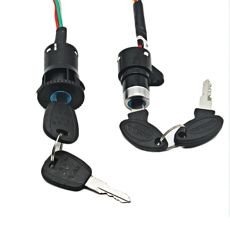 电动车三轮车电源大中小锁头电动两轮通用配件雅迪电动车锁