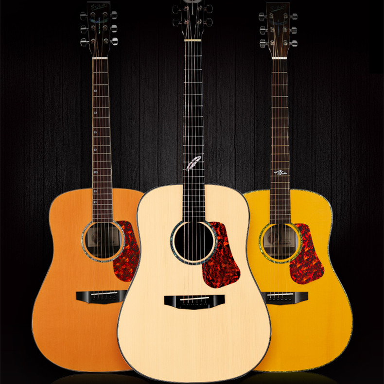 吉他圣马可cl126cl160单板民谣木吉初学者男女女生吉他民谣吉他