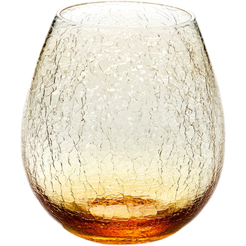 日本hirota广田karai花蕾酒盅裂纹水杯冷饮玻璃杯玻璃杯