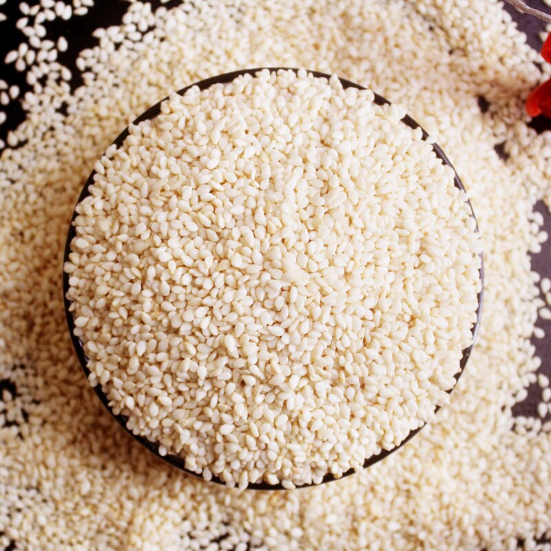 芝麻麻仁5斤熟芝新货烘焙脱皮即食炒熟去皮其它粮食