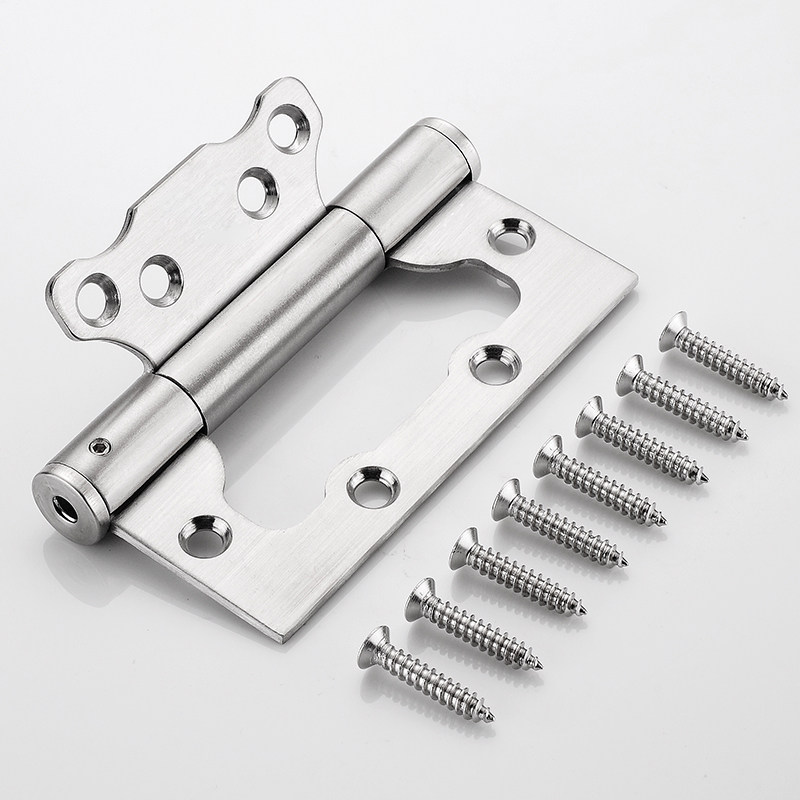 合页不锈钢液压缓冲弹簧自动关闭回弹木门开槽弹簧合页