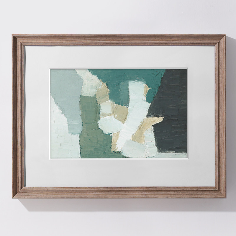 立体加厚悬浮画框定制中空木质相框尺寸长方形相框