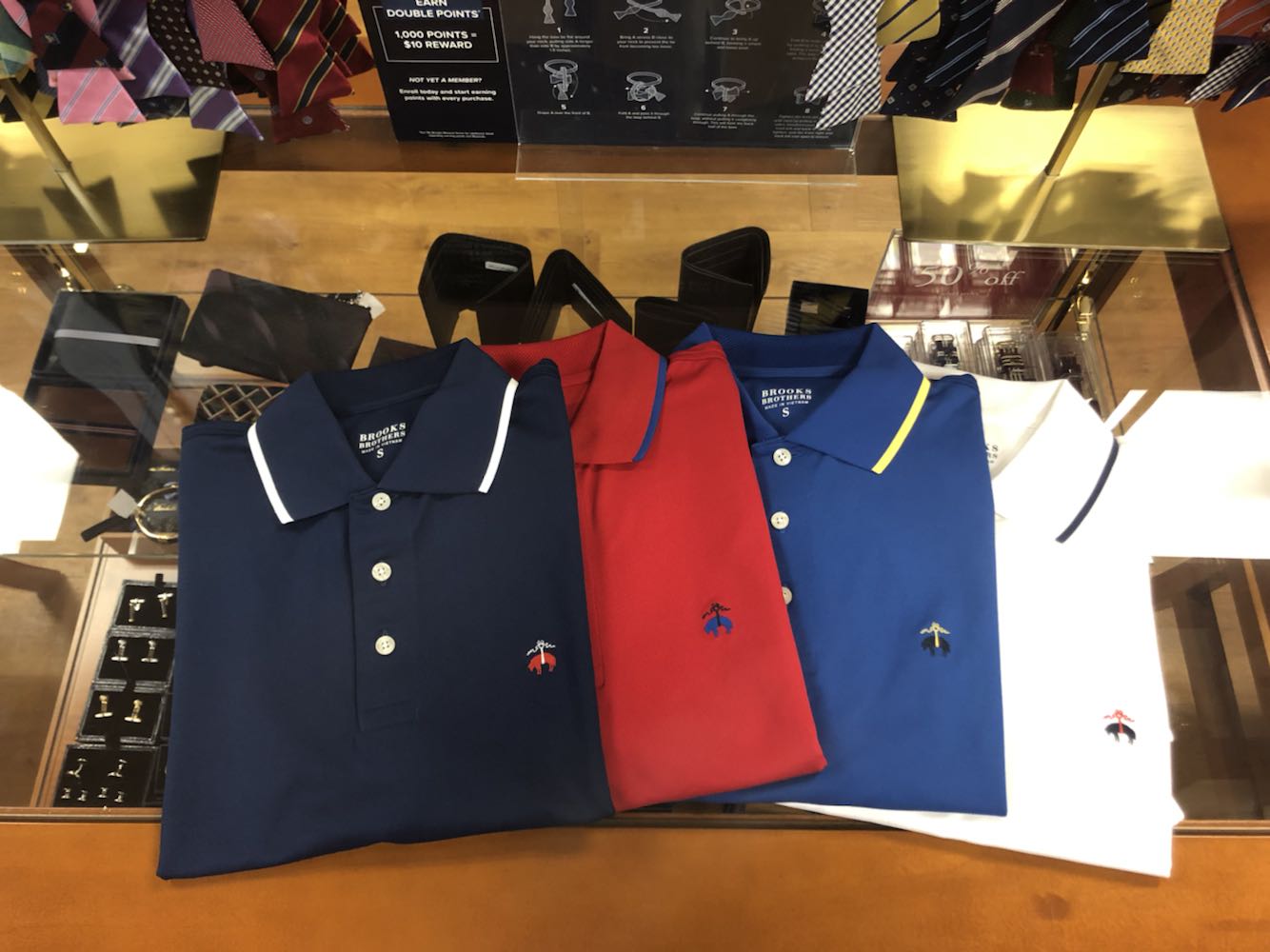 美国代购BROOKS BROTHERS/布克兄弟 男士小标休闲短袖POLO衫