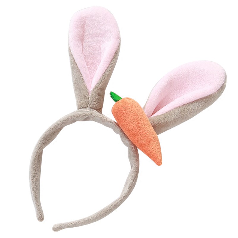 发箍女可爱网红洗脸发带兔耳朵迪士胡萝卜头箍百搭发饰