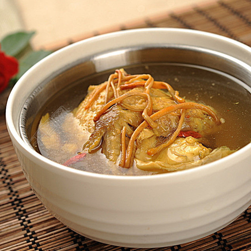 虫草花干货特级蛹虫草北金虫草孢子头农家新鲜煲汤材料250g包邮