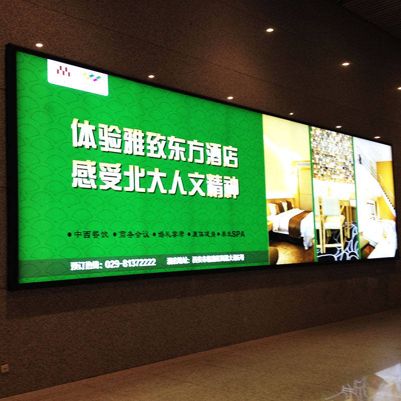 拉布灯箱 室外大型型材卡布灯箱 led高亮背光源 uv刀刮布灯箱