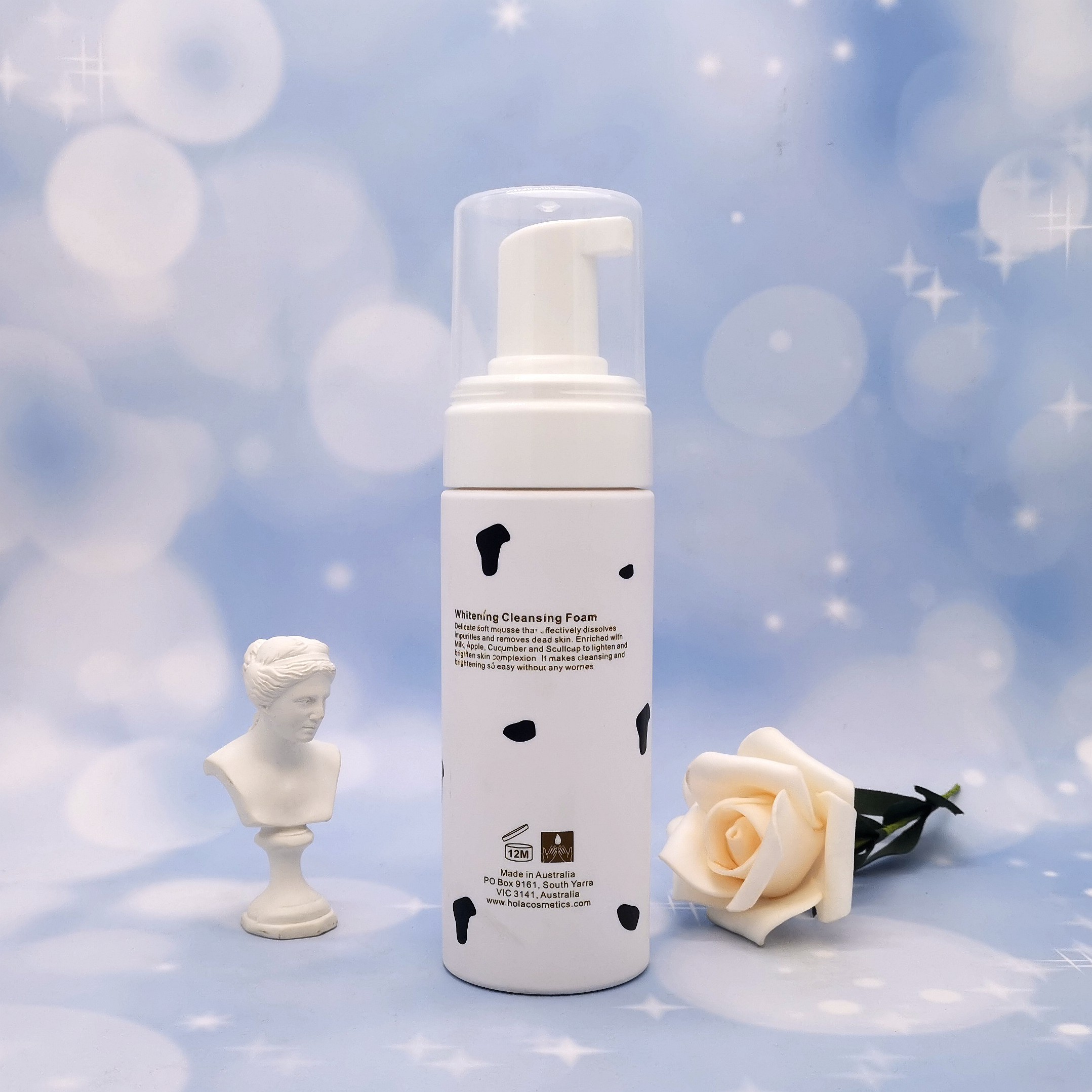 牛奶hola赫拉洗面奶洁面乳慕斯泡沫温和清洁卸妆洁面