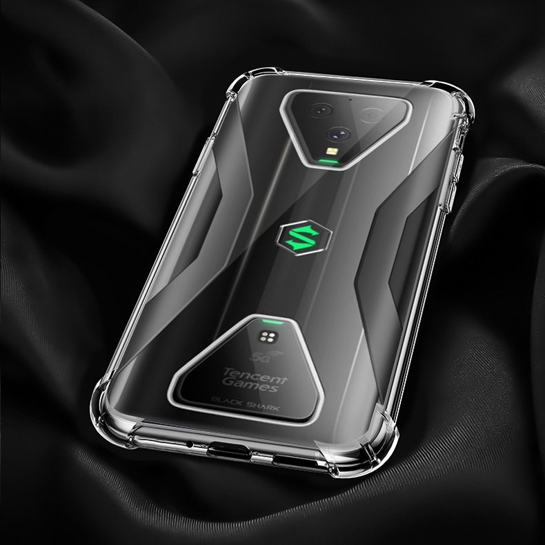 3手机壳透明黑鲨2代保护套硅胶黑鲨helo散热软壳超薄黑鲨3pro全包防摔