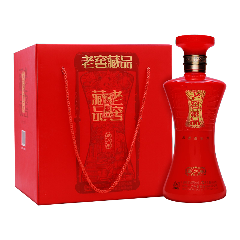 【中秋送礼】泸州老窖 老窖藏品蜀之春 60度600ml*4瓶浓香型白酒