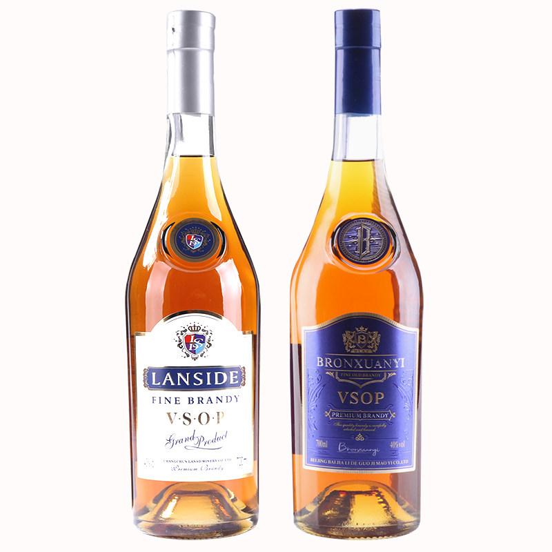 特价款洋酒xo白兰地vsop700ml四十度基酒调酒烈酒酒吧组合