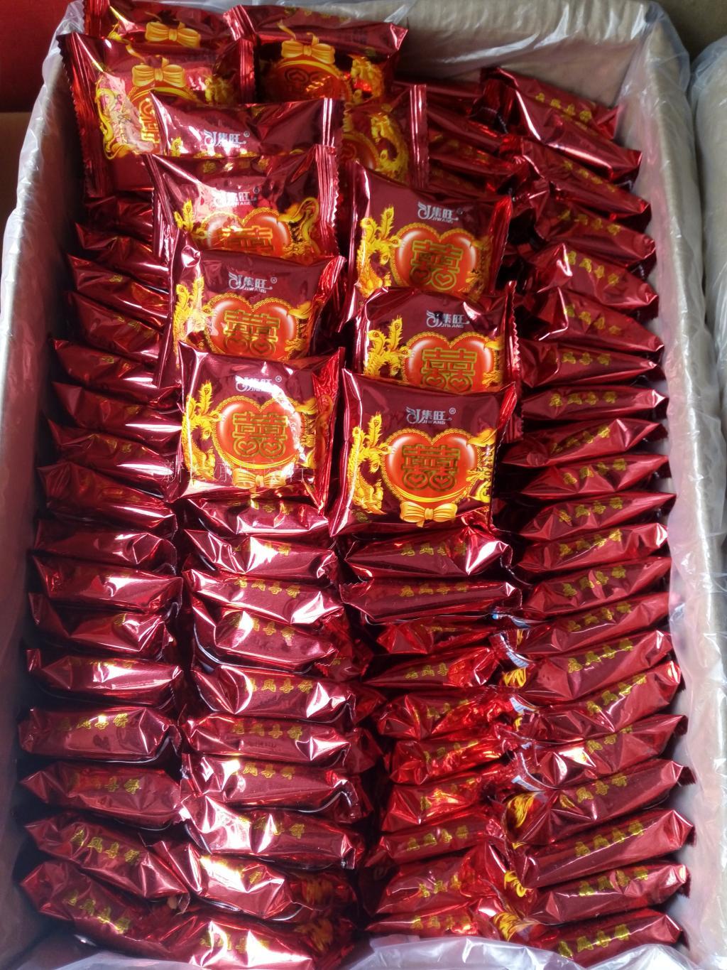 龙凤双喜喜饼结婚散装酥脆嫁女饼干喜事满月喜饼