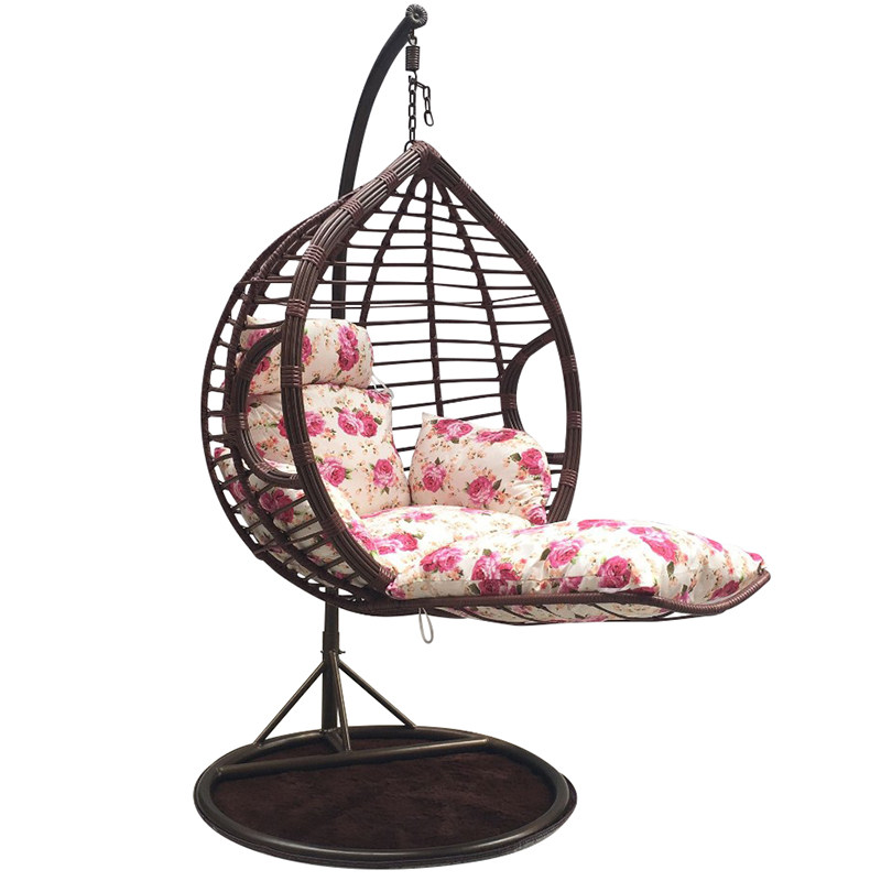 吊篮藤椅摇篮椅摇椅秋千成人吊兰阳台桌椅懒人室内网红脚踏吊椅