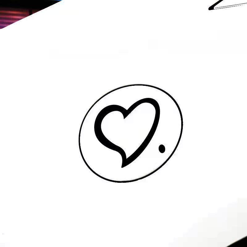 君一bjyxszd肖战王一博签名头像车门油箱创意汽车装饰汽车装饰贴