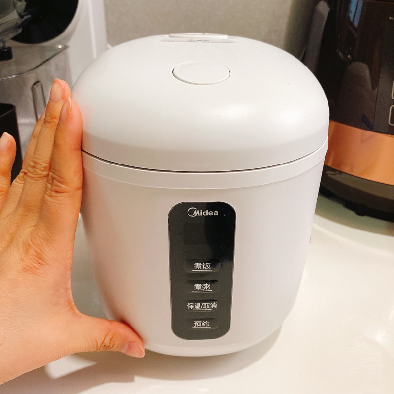 美的迷你电饭煲小1到2个人做米饭煮粥的多功能小型锅学生宿舍家用