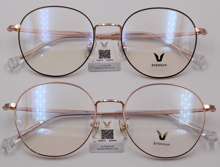 v牌专柜新品文艺复古近视眼镜架男女眼镜框韩版网红超轻全框v2609