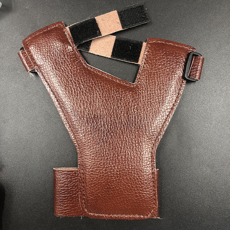 弹弓打鱼皮质护手射鱼专用凯夫拉防弹材质手套其他垂钓用品