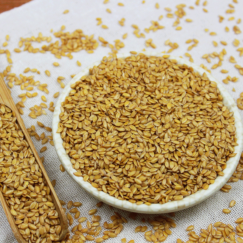 亚麻新黄金胡麻仁榨油籽可天然麻仁杂粮五谷农家其它粮食