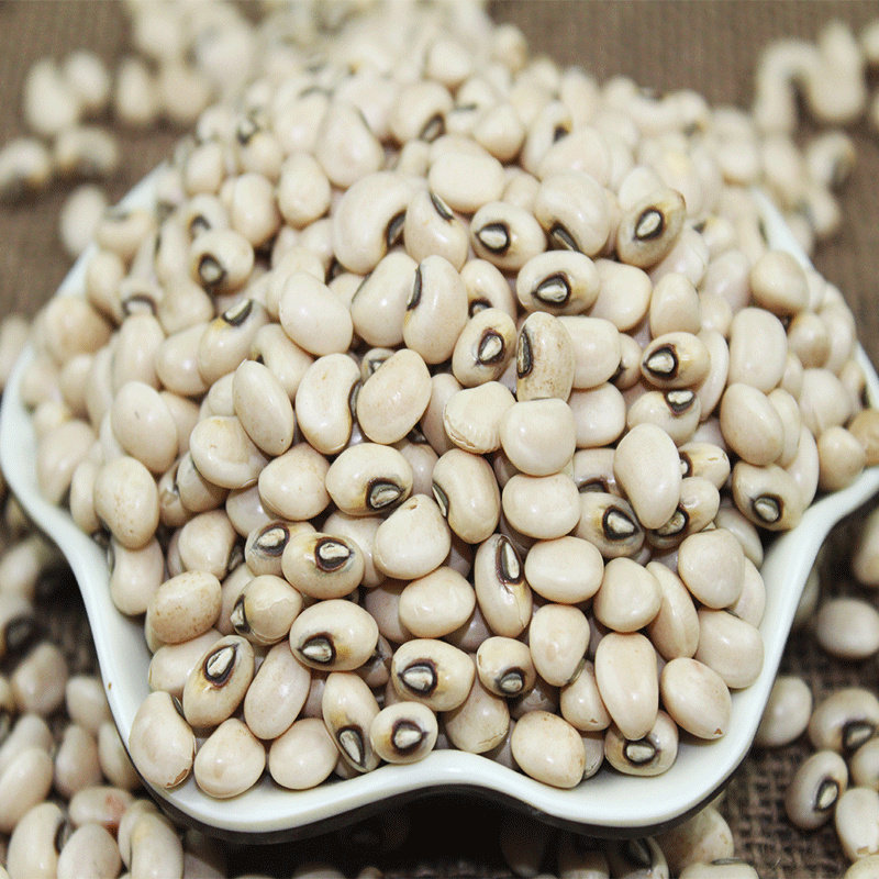 眉豆500g斤 白豇豆 饭豆 白豆米 饭豆 豆子 白江豆 五谷杂粮干货