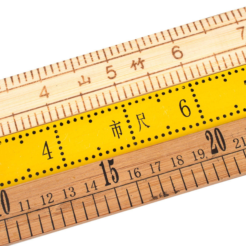 一尺竹尺优质款木尺量衣尺米尺裁缝布料市尺尺子尺子