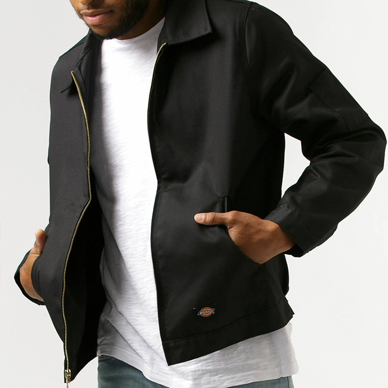 Dickies JT75美式休闲春色工装翻领短款拉链长袖夹克侃爷TJ15薄款