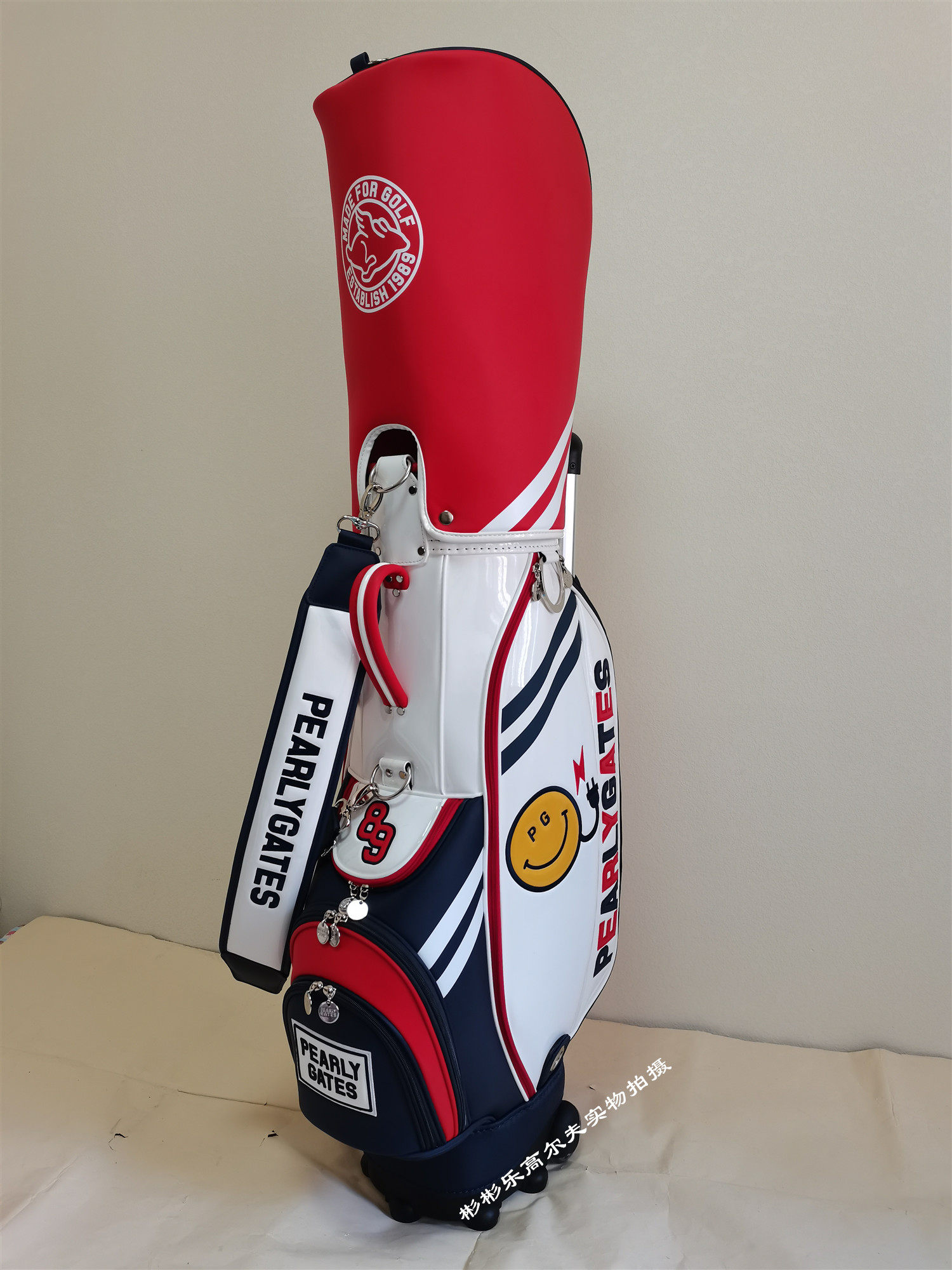 新款pearlygates高尔夫球包带轮拉杆球袋便携式男女通用用款高尔夫球
