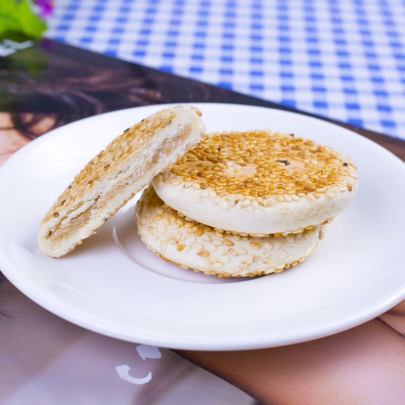 婚嫁喜饼黄石港饼芝麻湖北特产回礼400g传统传统糕点