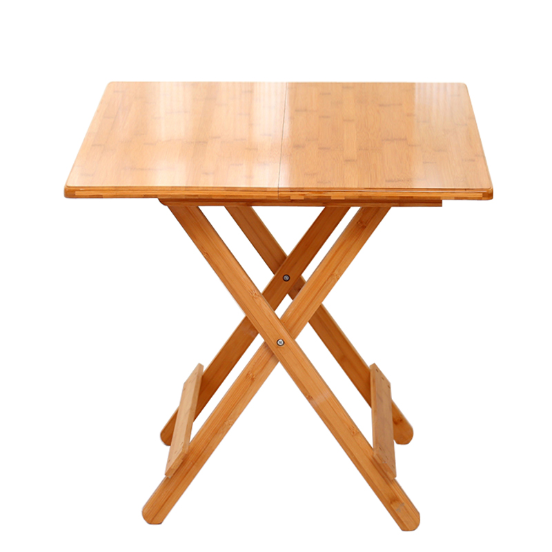 楠竹现代简易可折叠方桌便携式正方形餐桌小户型家用吃饭桌子包邮