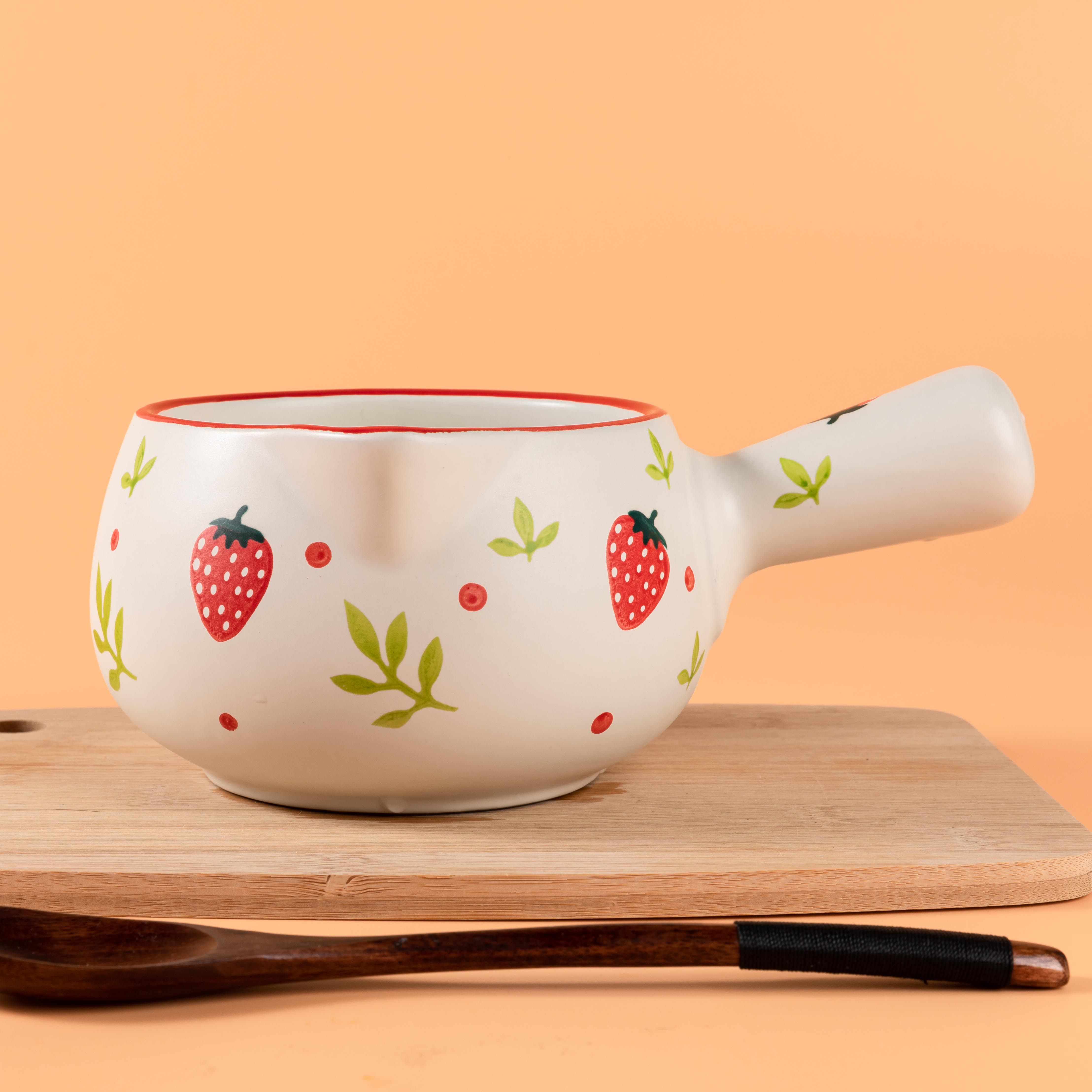 陶瓷小奶锅单柄汤锅不粘锅熬粥米糊煮泡面宝宝婴儿辅食小砂锅迷你