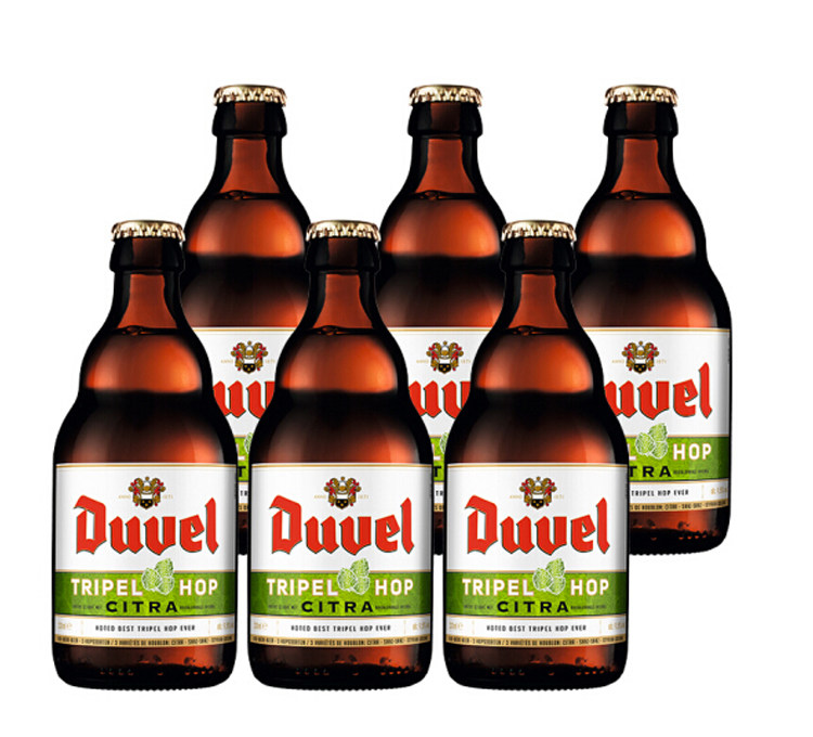 比利时进口啤酒duvei beer督威啤酒精酿督威高发酵啤酒330ml 6瓶 - 购