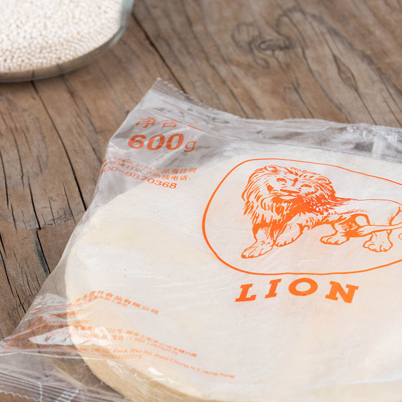 狮牌金装春卷皮600g 油炸春卷皮 lion春卷皮 圆形春卷皮