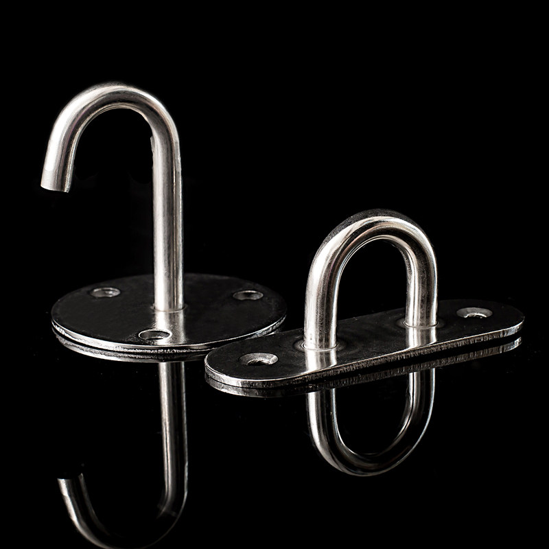 不锈钢吊钩天花板顶部挂钩墙顶承重顶装吊顶倒挂挂钩