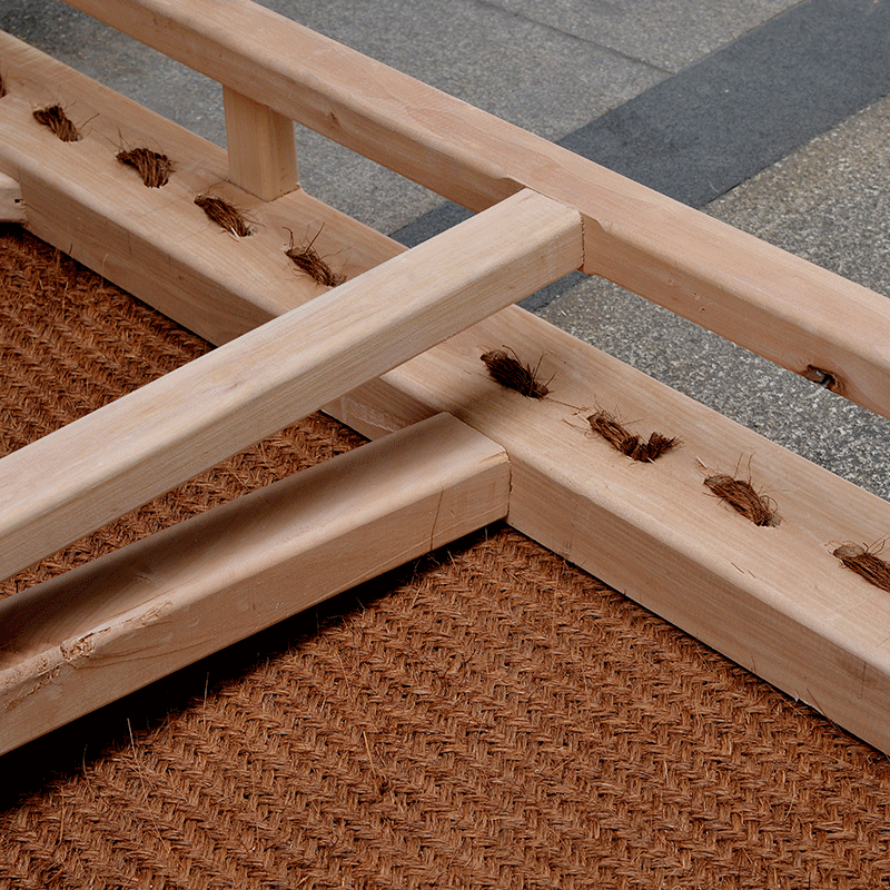 夏氏棕藤绷棕帮绑床垫山棕垫硬棕老式甲醛手工棕榈床垫