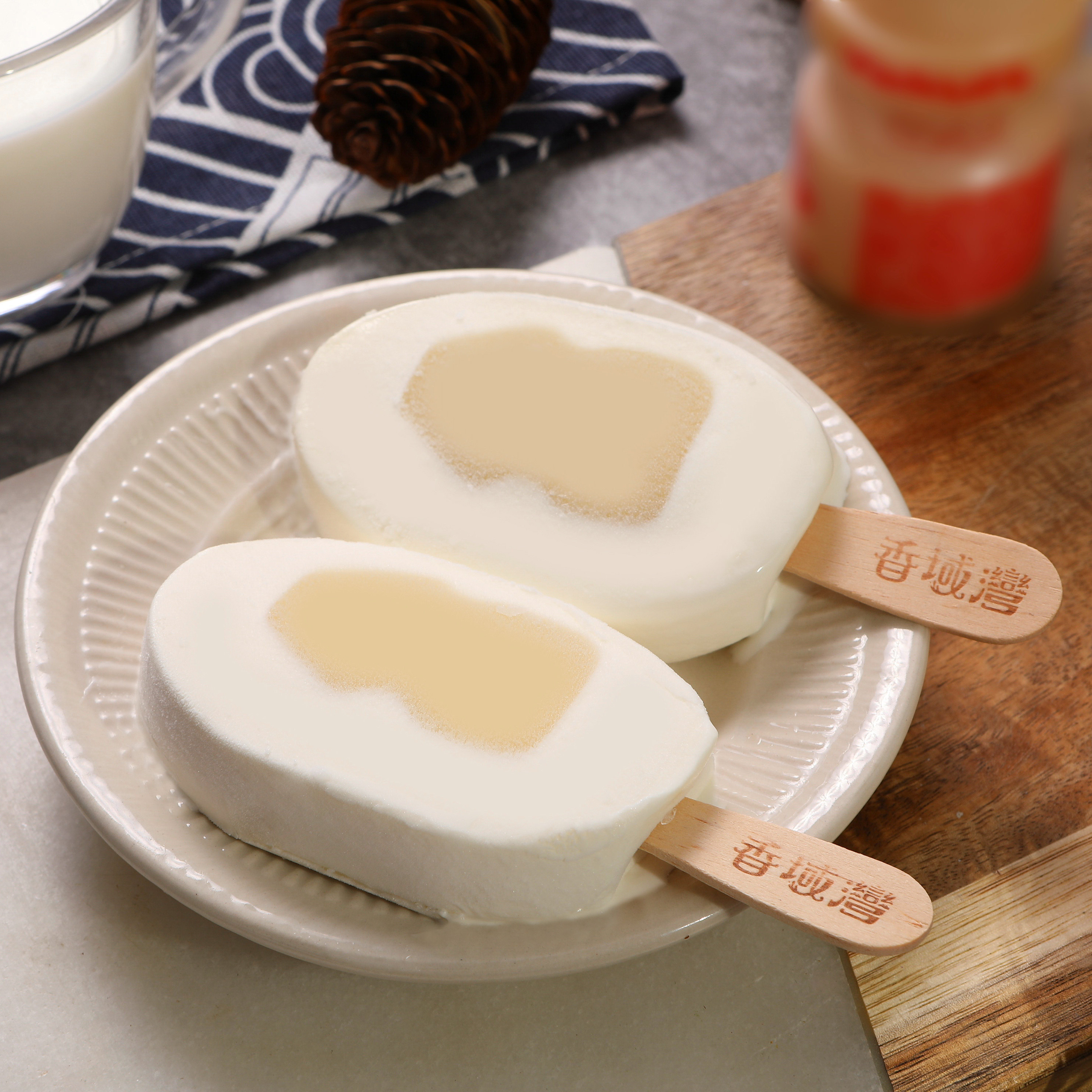 香域益力雪糕乳酸菌牛奶口味冰淇淋益生冰激凌65g4冰淇淋