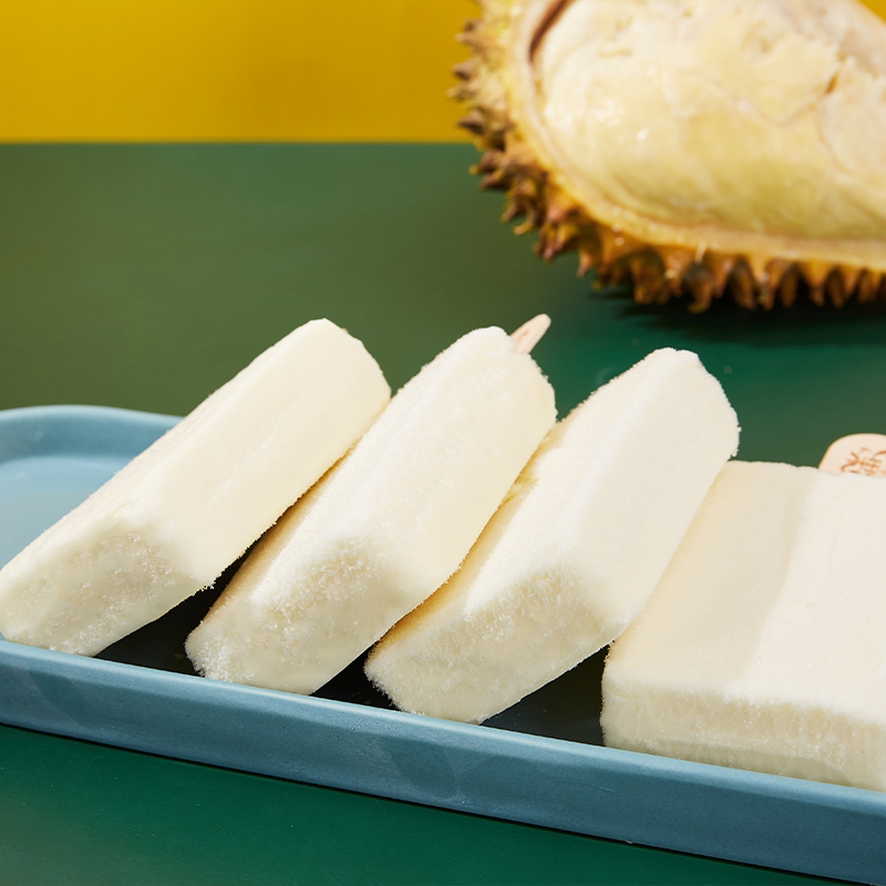 五丰品牌bar泰国榴莲冰淇淋雪糕冰棒22年新品上市冰淇淋