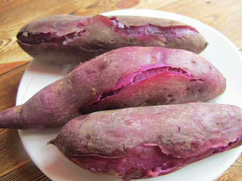 现挖紫薯5斤装地瓜紫色小番薯薯紫山芋头产地地直番薯